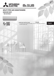 Mitsubishi Electric MS-GH18VA Operating Instructions Manual