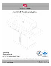 Member's Mark 720-0582B Assembly & Operating Instructions