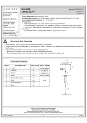 Quoizel LWS3233F1 Manual