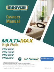 Innovair MULTI-MAX VWM10H25F Owner's Manual