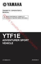 Yamaha YTF1E Owner's/Operator's Manual
