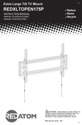 REDATOM REDXLTOPEN175P Instruction Manual