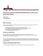 Broadcom BCM94319SDHMB User Manual