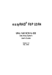 Easyraid F8P U3R4 User Manual