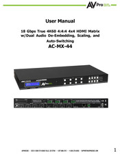 AVPro Edge AC-MX-44 User Manual