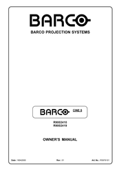 Barco R9002419 Owner's Manual