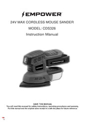 Empower CDS326 Instruction Manual