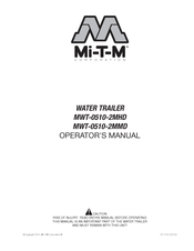 Mi-T-M MWT-0510-2MMD Operator's Manual
