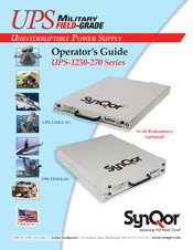 SynQor UPS-1250-S-1U Operator's Manual