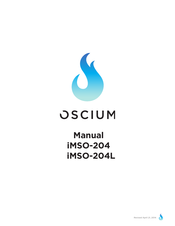 Oscium iMSO-204 Manual