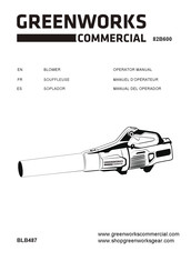 GreenWorks Commercial 82B600 Operator's Manual