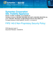 Symantec SV3800B Manual