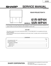 Sharp 55R-WP4H Service Manual