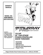 Briggs & Stratton Murray Pro Series Owner's Manual