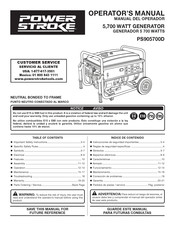 PowerStroke PS905700D Operator's Manual