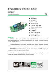 BrickElectric BEM107 Manual