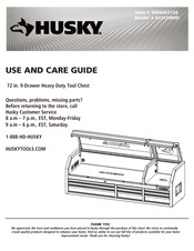 Husky 1006402724 Use And Care Manual