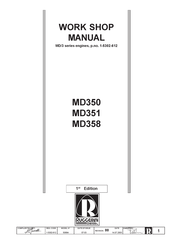 Ruggerini MD350 Workshop Manual