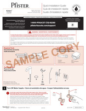 Spectrum Brands Pfister Kelen LG42-MF1C Quick Installation Manual