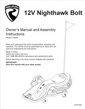 Rollplay W503 Owner's Manual And Assembly Instructions