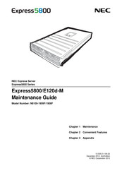 NEC Express5800/E120d-M Maintenance Manual