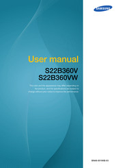 Samsung S22B360V User Manual