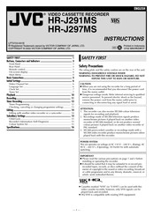JVC HR-J291MS Instructions Manual