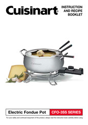 Cuisinart CFO-3SS Series Instruction And Recipe Booklet