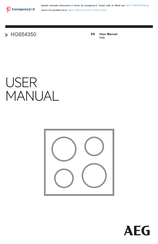 AEG HG654350 User Manual