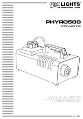 ProLights PHYRO500 User Manual