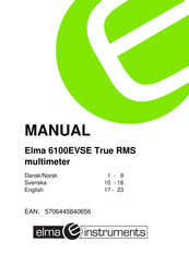 Elma Instruments 6100EVSE Manual