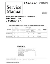 Pioneer S-FCRW710-K Service Manual