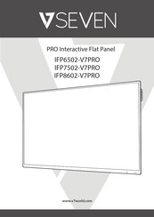 V7 IFP6502-V7PRO Manual
