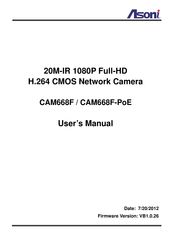 Asoni CAM668F User Manual