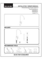 Elkay LKAV71 Series Installation & Owner's Manual