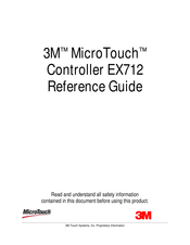 3M MictoTouch EX712 Reference Manual