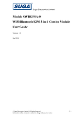 SUGA SWBGFSA-0 User Manual