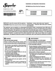 Superior Fireplaces DRT4045DEN Installation & Operation Instructions