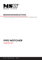 MSW Motor Technics MSW-PN-100 User Manual