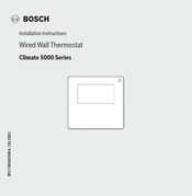 Bosch BMS-WT1-XXC Installation Instructions Manual