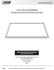Feit Electric TR2X4G2/6WY/WH Important Safety Instructions And Installation Manual