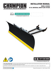 Champion 100398 Installation Manual