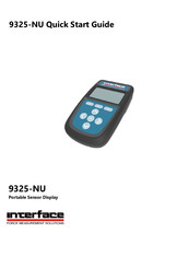 Interface 9325-NU Quick Start Manual