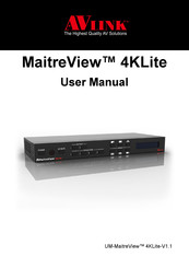 AVLink MaitreView 4KLite User Manual