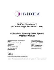 Iridex PASCAL Synthesis Operator's Manual