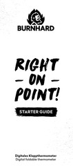 BURNHARD 944218 Starter Manual