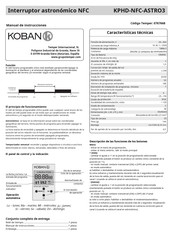 koban KPHD-NFC-ASTRO3 Operating Manual