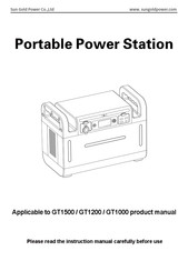 Sun Gold Power GT1500 Product Manual