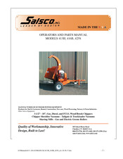 Salsco 416B Operator And Parts Manual