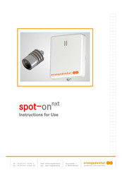 orangedental spot-on nxt Instructions For Use Manual